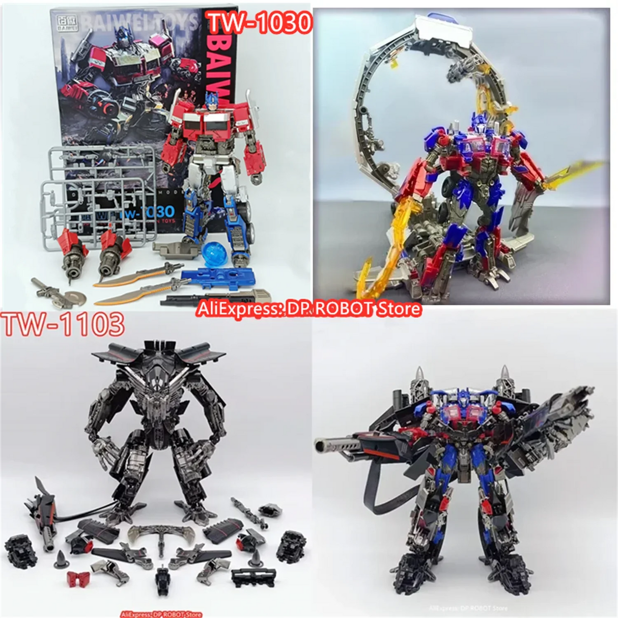 BAIWEI Transformation TW-1030 TW-1103 TW1103 Jetfire Skyfire TW1022 3.0 Latest Ver CY-01 Carriage OP Commander TW-1022 KO SS35