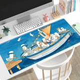 Mouse Pad Gaming Cute Anime XL HD New Home Mousepad XXL Mechanical Keyboard Pad Soft Non-Slip Office Accessories Mice Pad