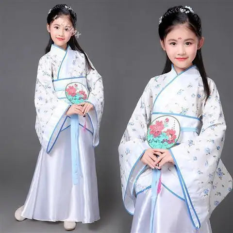 Traditional Chinese Lion Dance Costume Folk Dance Costume Hanfu Dress for Girl Kids Children Girls Lion Dance China Clothing