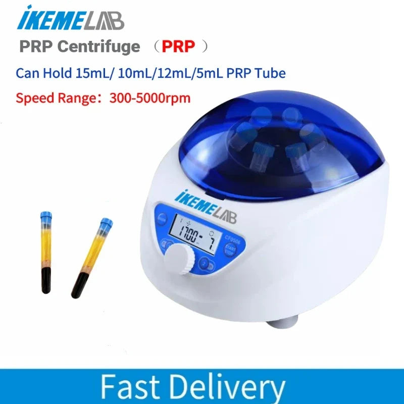 IKEME Low-Speed Centrifuge 300-5000rpm Medical Supplies Prp Plasma Centrifuge Blood Dentistry Centrifuge Hot