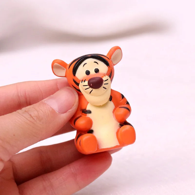 10pcs/set Cartoon Winnie The Pooh Action Figure Toy Pooh Bear Tigger Eeyore Piglet Action Figure Dolls Toy Gifts For Kids