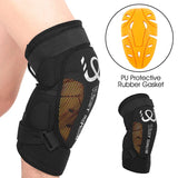 WEST BIKING Knee Pads Cycling Protector With PU Rubber Pad Physical Filling Running Basketball Sports Safety Knee Tendon Support