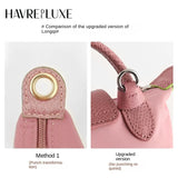 HAVREDELUXE Bag Strap For Longchamp Bag Strap Mini Bag  Crossbody Strap Free Punching Modification Shoulder Bag Belt Accessories