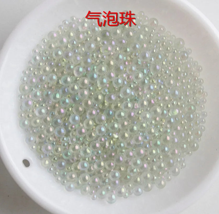 500g Transparent Bead Slime Simulation Rice Slime Accessories Modeling Clay Fillers Fishbowl beads