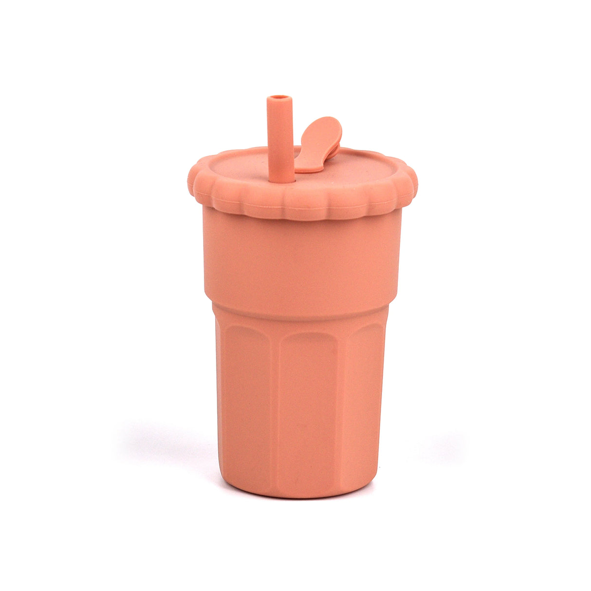 500ML Food Grade Silicone Drink Cup Silicone Baby Straw Cup For Moms