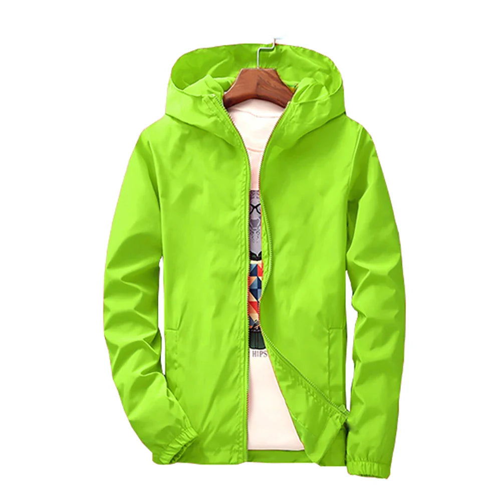 2023 Spring And Autumn Male New Fashion Casual Windbreaker Hooded Zipper Coats Warm Parkas Jackets For Men Trend Streetwear Tops