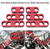 7/8/9.5mm Car Spark Plug Electrical Wire Separators Dividers Clamp Separator Line Ignition Cable Clip Auto Accessories 7pcs/set