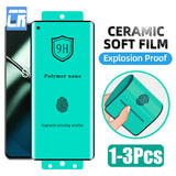 Explosion-proof Ceramic Soft Film For One Plus 11 10 9 8 Pro Screen Protector for OnePlus ACE 2 Pro Protective Film Not Glass