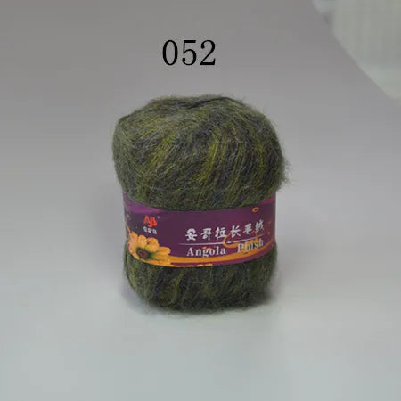 6 Balls Angora Mohair Wool Yarn for Knitting Soft Plush Cashmere Hand Crochet Lanas DIY Scarf Sweater Thread Freeshipping Sales