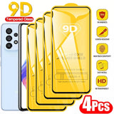 9D Screen Protectors for Samsung A54 5G A34 A33 A53 A13 A14 A52S A50 A22S A12 A32 A51 A31 A21S A02 A03s A04s Tempered Glass Film