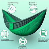 Portable Camping Hammocks for Outdoor Travel Backyard Hiking High Strength Parachute Hanging Bed Tent