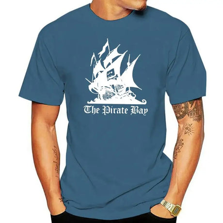 fashion mens t-shirt PIRATE BAY mininova TORRENT Demonoid napster Nerd T-Shirt SIZES S-5X MAN T-SHIRT