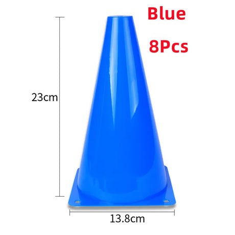 8Pcs 23cm Traffic Prop Cones Toy Multipurpose Construction Theme Party Sports Activity Cones For Football Scooter Training Toy