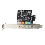 PCI Express PCI-E 5.1 Ch 6 Channel PCIE Audio Digital Sound Card Adapter CMI8738 CMI8738 Audio Sound Card Dropshipping