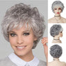 GNIMEGIL Synthetic Short Pixie Cut Wig Women Natural Hairstyle Bangs Wig Blonde Mix Brown Soft Straight Wig for Chemo Patient