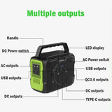 MEIYULIN 220V Portable Power Station 48000mAh Outdoor Emergency Backup Power Bank High Capacity Camping Bttery Solar Generator