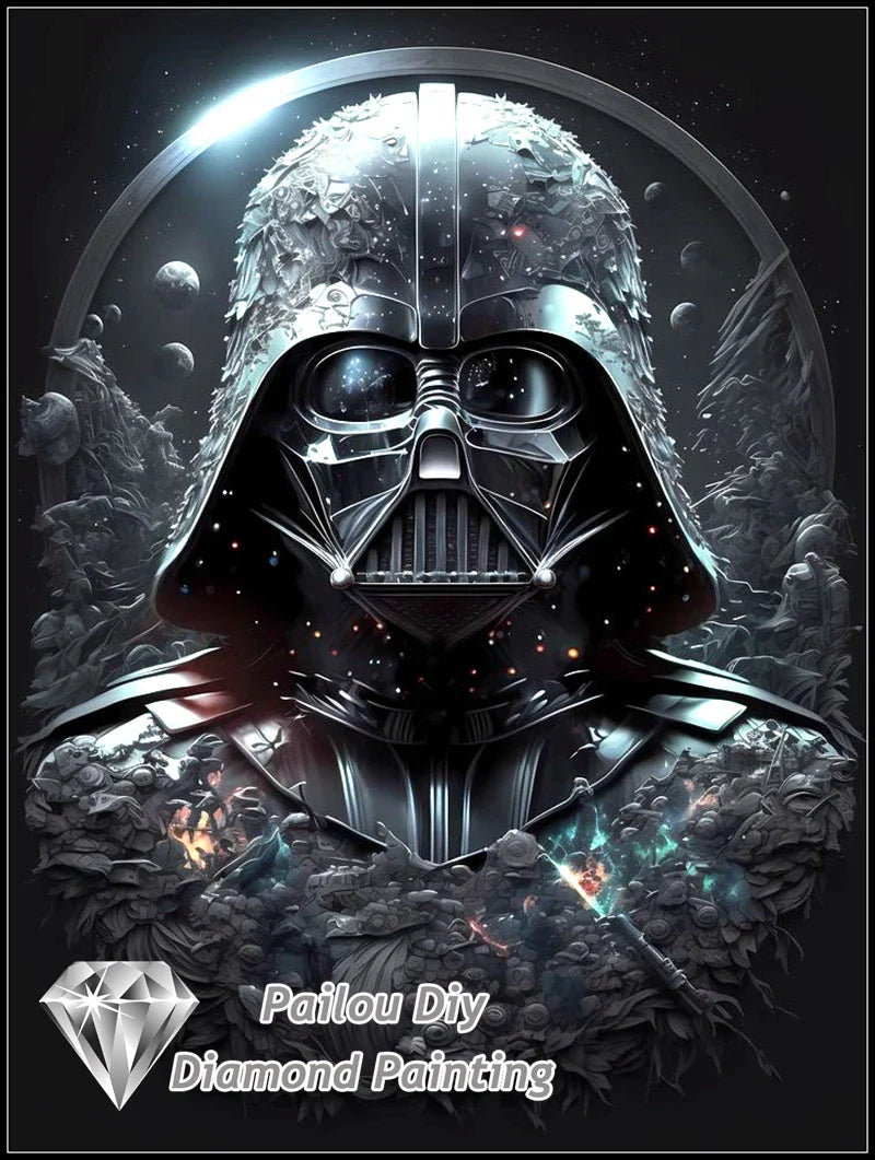 Diy Star Wars Dark Darth Vader 5d Diamond Painting Kits Disney Movie Hayden Christensen Actor Mosaic Cross Stitch Home Decor