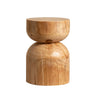 Creative Solid Wood Stool Log Pouf Sitting Stool Household Side Table Stump Hotel Decoration Coffee Table Creative Round Stool