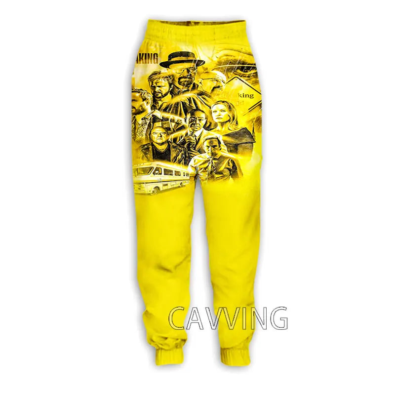 New Fashion 3D Print  Breaking Bad  Casual Pants Sports Sweatpants Straight Pants Jogging Pants Trousers for Women/men  P02