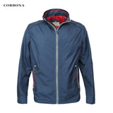 CORBONA 2024New Men Spring Summer Lightweight Jacket Long Sleeve Oversized Autumn Coat Windproof Sea Beach Fishing Outdoor Parka