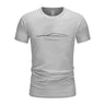 2024 New Men's Casual Top Short sleeved T-shirt with Car Print Fashion Design Street Wear Basic Top Graphic Plain T-shirt