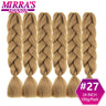 6 Bundles Jumbo Braiding Hair Extensions 24 Inch Synthetic Hair Braids for DIY Box Twist Crochet Hair Wholesale Drop Shipping