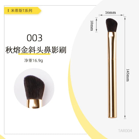 T-ARTE Makeup Brushes Powder Foundation Blusher Eyeshadow Brushes Professional Natural Animal Hair Bamboo Handle Make Up Tools