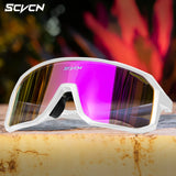 SCVCN-Sunglasses for Men Sport Cycling Glasses Bike Mountain Bicycle Hiking Camping Golf UV400 Protection Glasses Women Baseball