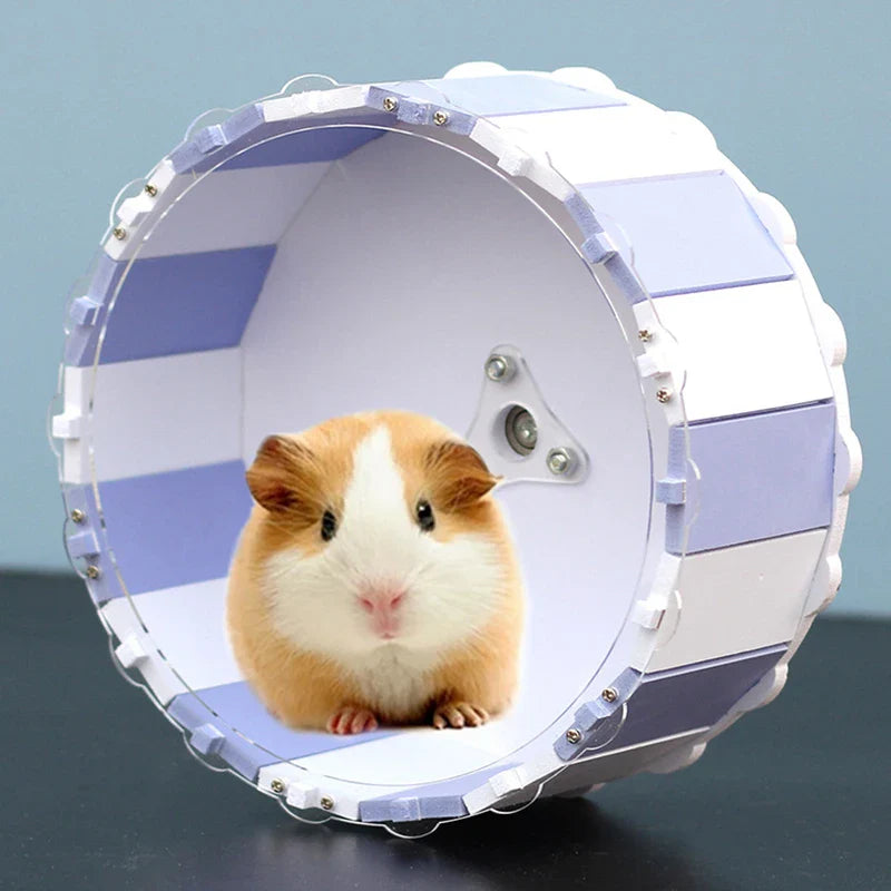 Pet Toy Sports Round Wheel Hamster Exercise Running Wheel Small Animal Pet Cage Accessories Silent Pet Training Supplies