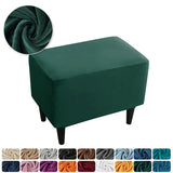 Velvet Wingback Chair Covers Stretch Wing Armchair Cover with Seat Cushion Cover Elastic Sofa Slipcovers Solid Color Sofa Covers