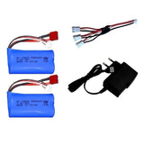 7.4V 3000mAh 18650 Lipo Battery for Wltoys 10428 /12428/12423 RC Car Parts 2s 7.4v battery For Wltoys 144001 A959-B A969-B Q46