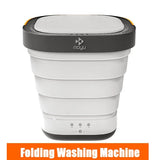 Portable 220V Folding Clothes Washing Machine Bucket Home Travel Self-driving Tour Underwear Mini Foldable Washer