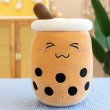 22-70cm Giant Size Bubble Tea Plushies Squishy Milk Tea Boba Pillow Peluche Ice Cream Fruits Juice Drink Bottle Prop Decor Gift