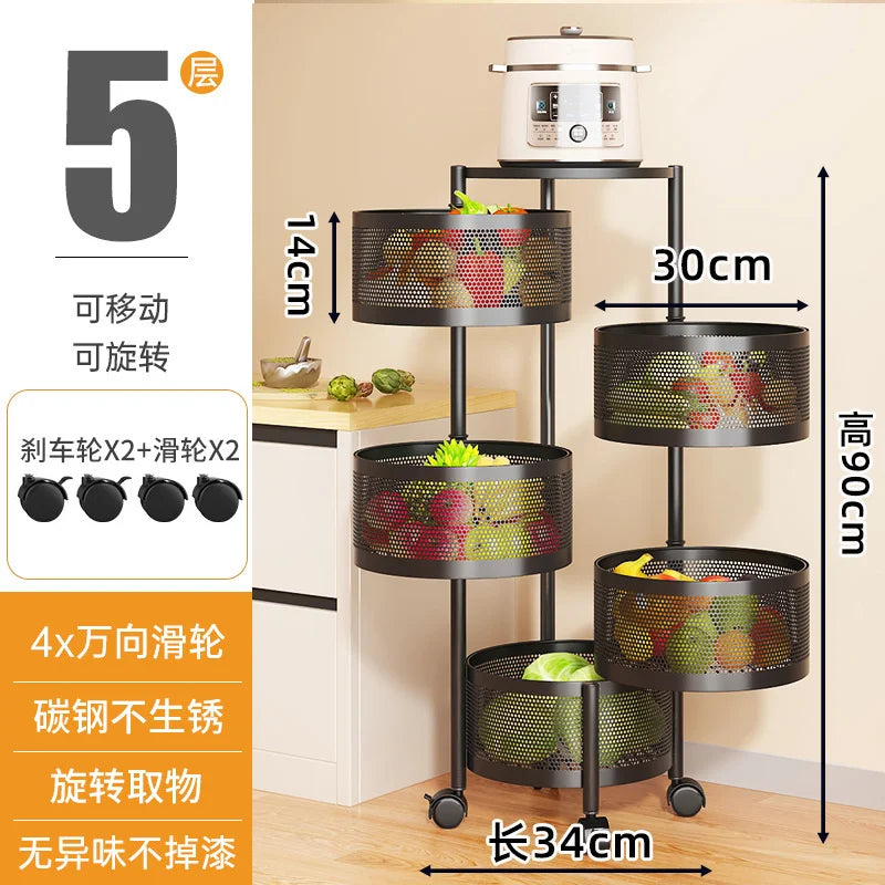 Kitchen Islands Trolley Storage Wheels Transport Utility Cart Trolley Cart Grocery Vegetables Carro Cocina Kitchen Furniture SQC