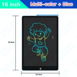 6.5/8.5/10/12/16/19In LCD Drawing Board Writing Tablet Digit Magic Blackboard Art Painting Tool Kids Toy Brain Game Child's Gift