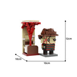 DIY Anime Movies Game Figure Brickheadz Building Block Kit Character Collectation Playset Brick Model Toys Kids Birthday Gift