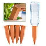 4PCS Automatic Plant Dripper Terracotta Seepage Device Drip Irrigation System Potted Water Self-watering Watering Can Spikes