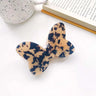 Muweordy Cartoon Bowknot Acrylic Hair Claw for Women Girls Popular Hair Catches Princess Crab Hair Clip Fashion Hair Accessories