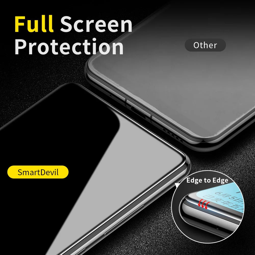 SmartDevil Tempered Glass For Samsung Galaxy S23 plus S22 + A52 5G Screen Protector HD Full Cover  Anti Scratch