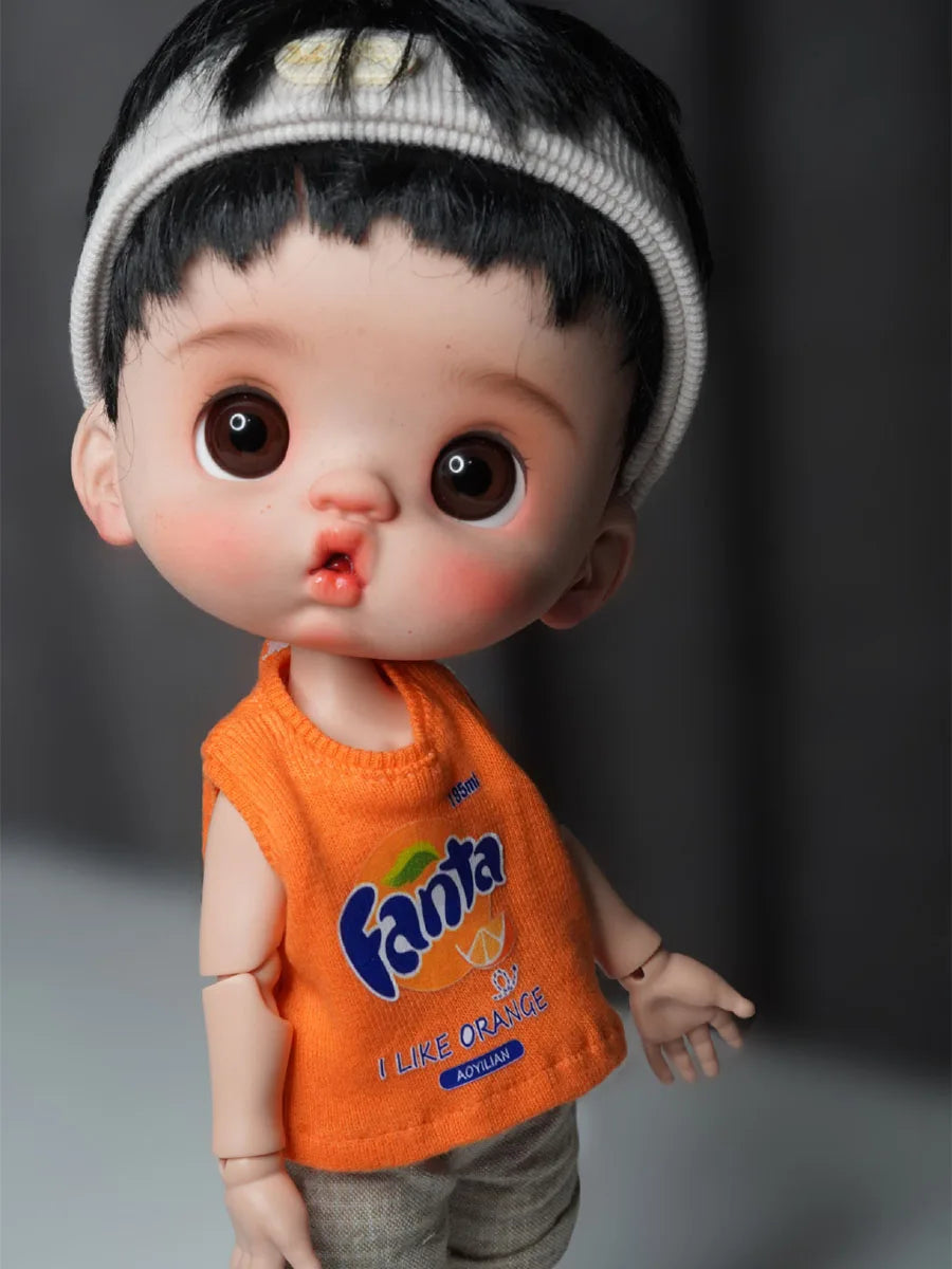 New 26.5cm Cute Boy bjd Doll Whir 1/6sd joint humanoid toot Beak Nude Baby Resin Sweet wine spot makeup free shipping