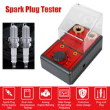 Spark Plug Analyzer Car Spark Plug Tester Double Hole Analyzer Ignition System Tester 220V 110V Automotive Diagnostic Tool