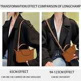 HAVREDELUXE Bag Strap For Longchamp Mini Bag Free Punching Modification Transformation Accessories for Mini Bag Shoulder Strap