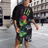 Summer Men's Tracksuit Bob Marley Reggae Music T-Shirt Shorts Set Casual Suit Fashion Outfit Male Oversized Streetwear One Love