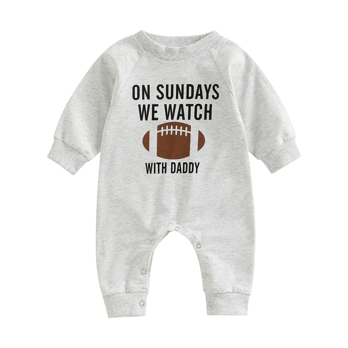 Citgeett Autumn Infant Baby Girls Boys Spring Jumpsuit Cartoon Letter Print Long Sleeve Full Length Romper Fall Clothes