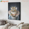 Custom Cat Princess Pet Animals Posters Vintage Gift Poster Wall Art Canvas Painting Wall Pictures For Living Room Unframed