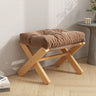 Household Foldable Solid Wood Low Stool Living Room Sofa Stool Bench Foot Stool Balcony Tatami Stool Door Shoe Stool