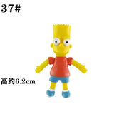 NJ Croce The Simpsonas Figure Bendable Doll Ornaments Accessories Fantasy Figurines Children Present