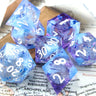 Mini Planet New Design Liquid Core Dice Set DND Handmade Polyhedral Resin Dice with Sharp Edges RPG Dice D&D Board Games