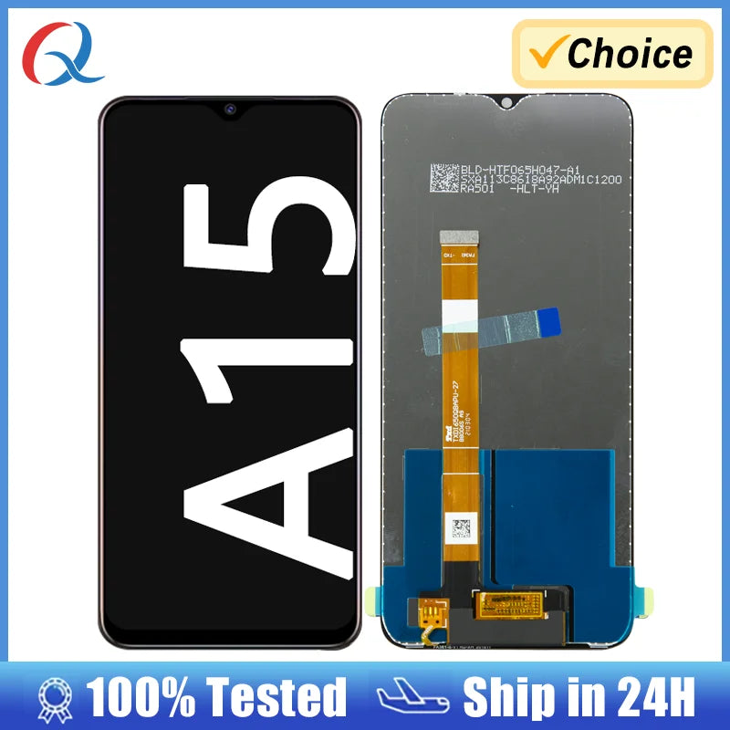 Digitizer Assembly a15 Screen replacement For Oppo a15 a15s Lcd Mobile Phone Lcds For oppo a15 Realme C12 V3 display