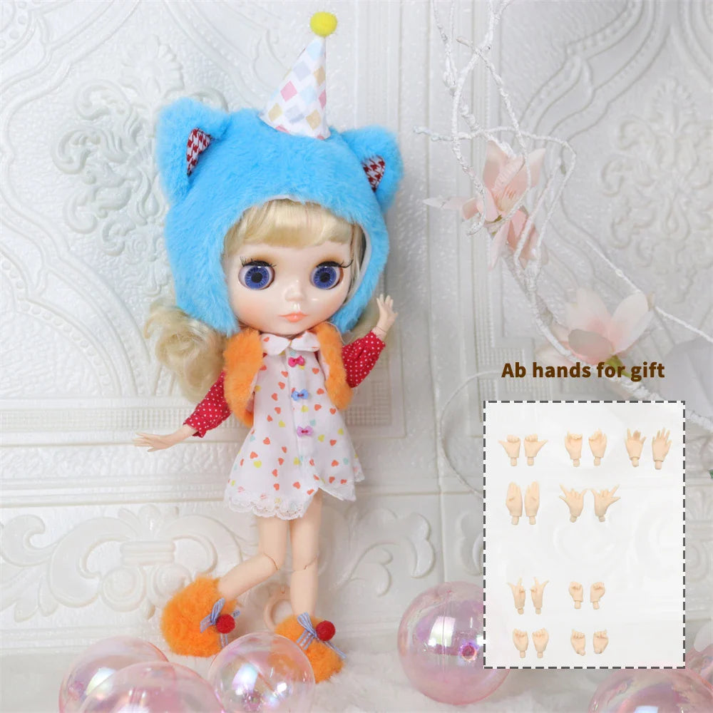 ICY DBS 10th Anniv Blyth doll 30cm 1/6 BJD toy glossy/matter shiny face colorful hair joint body